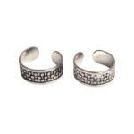 Pair of pure silver toe rings | 925 sterling silver - Image 4
