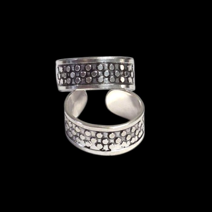 Pair of pure silver toe rings | 925 sterling silver - Image 2