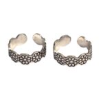 Pair of Pure Silver Toe Rings | Adjustable Toe rings - Image 6