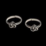Pair of Pure Silver Toe Rings | Adjustable Toe rings - Image 5