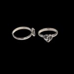 Pair of Pure Silver Toe Rings | Adjustable Toe rings - Image 4