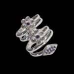 Pair of Pure Silver Toe Rings | Adjustable Toe rings - Image 3