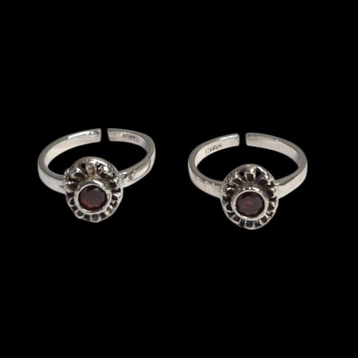 Pair of pure Silver toe rings - Image 5