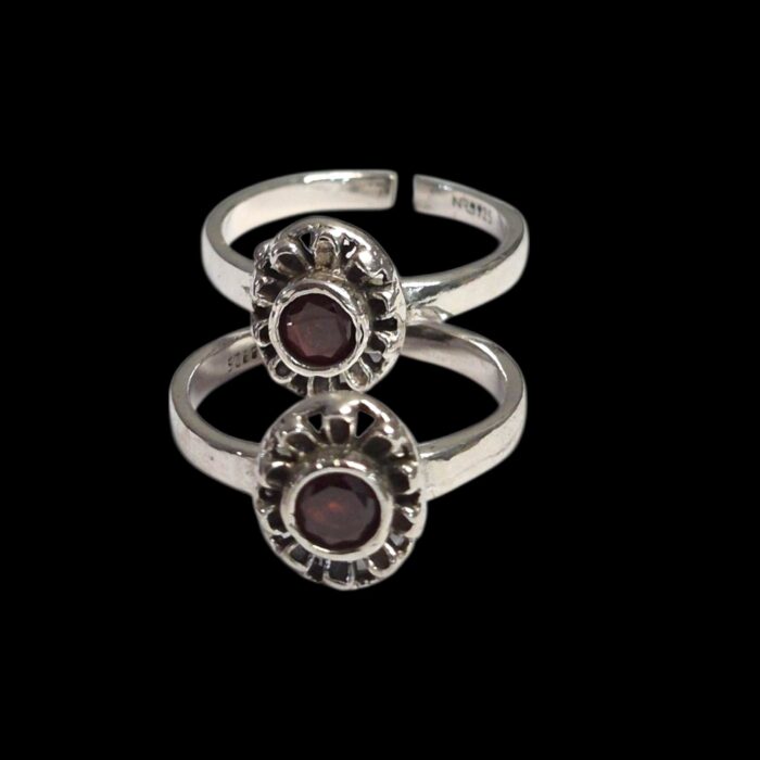 Pair of pure Silver toe rings - Image 3