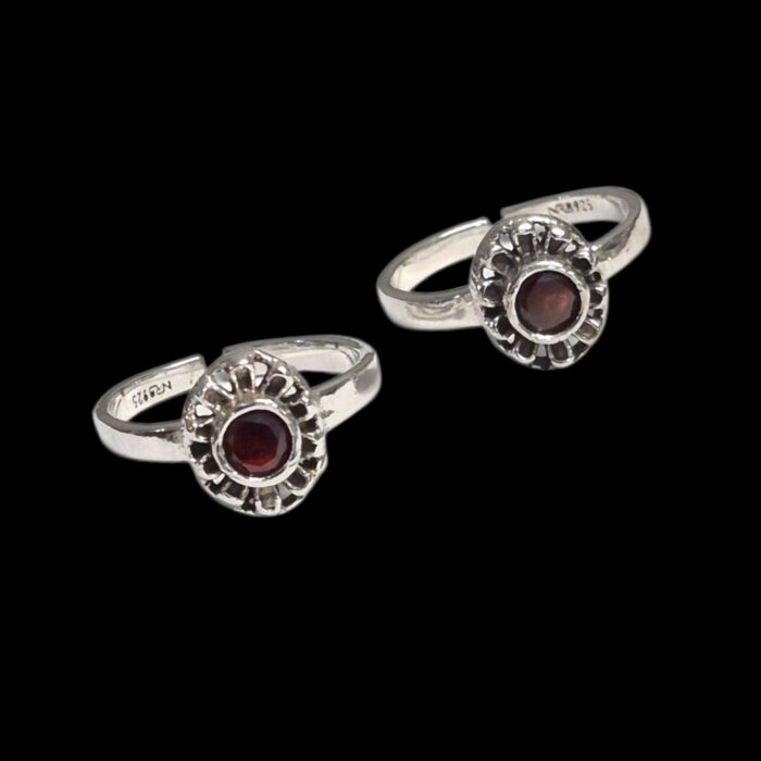 Pair of pure Silver toe rings - Image 2