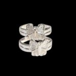 Pair of Pure Silver Toe Rings | Adjustable Toe rings - Image 3