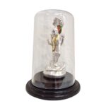 Side profile view of Silver Satya Narayan Idol | Lord Vishnu Idol