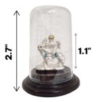 Pure silver Sherawali idol in dome - Image 4
