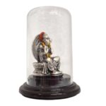 Pure silver Hanuman idol in dome | Car Dashboard Idol - Image 4