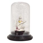 Pure silver Saraswati idol in dome - Image 2