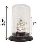 Pure silver Saraswati idol in dome - Image 5