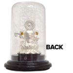 Pure silver Saraswati idol in dome - Image 5