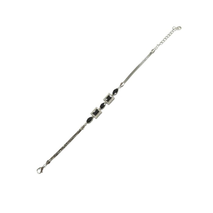 925 Sterling Silver - Black Onyx Bracelet  | Gift for her - Image 5