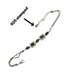 925 Sterling Silver - Black Onyx Bracelet  | Gift for her - Image 6