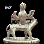 Pure silver Sherawali idol in dome - Image 6