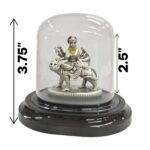 Pure silver Sherawali idol in dome - Image 7