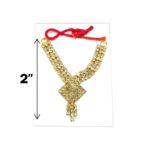 AD Stone Necklace for Laddu Gopal - White - Image 2