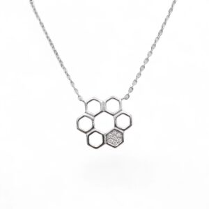 Pure Silver Pendant and Chain - Flower | 925 Sterling Silver