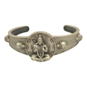 Spiritual Hanuman kada cuff bracelet with Ram Naam
