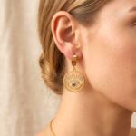 Stylish evil eye earrings | Anti Tarnish series