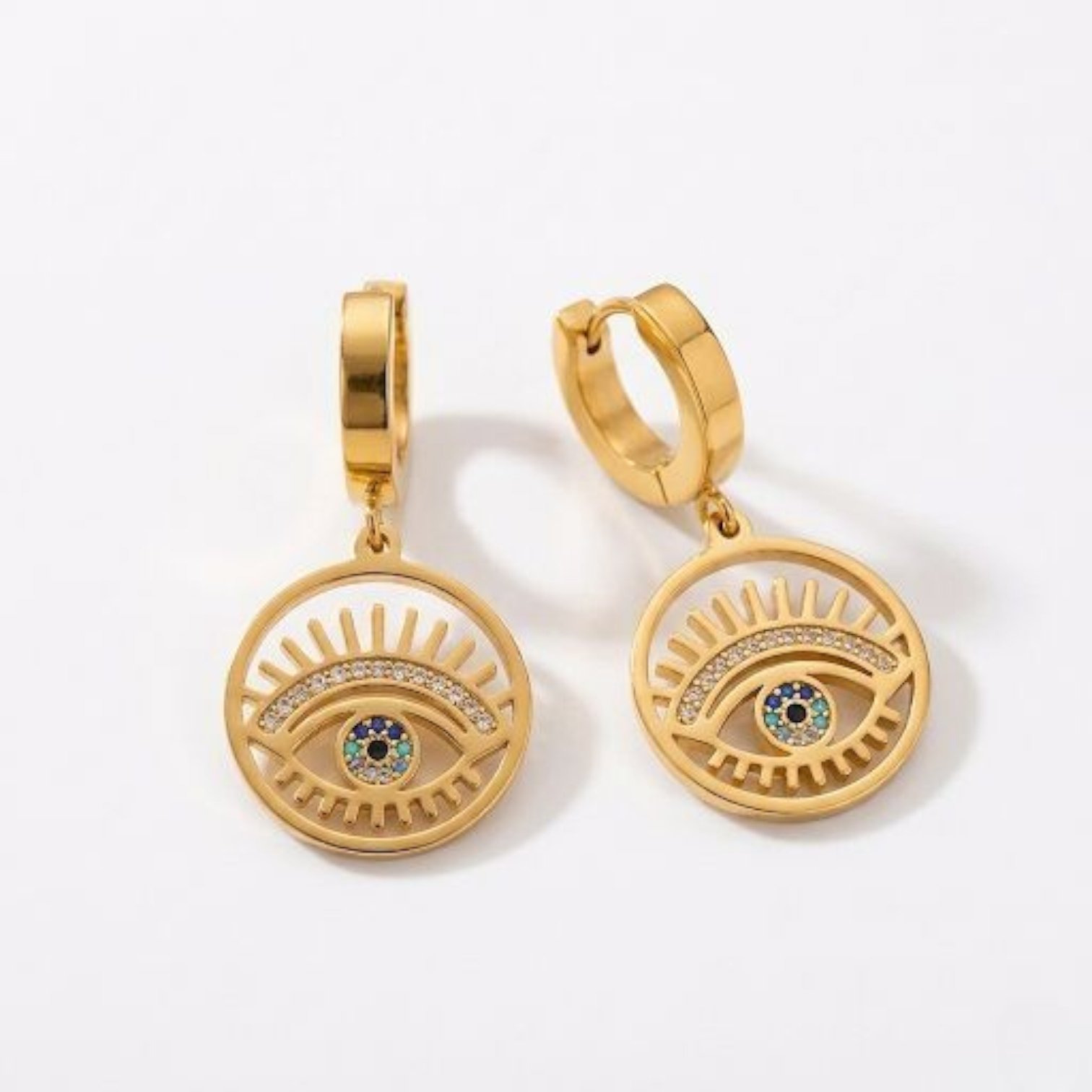 Stylish evil eye earrings | Anti Tarnish series