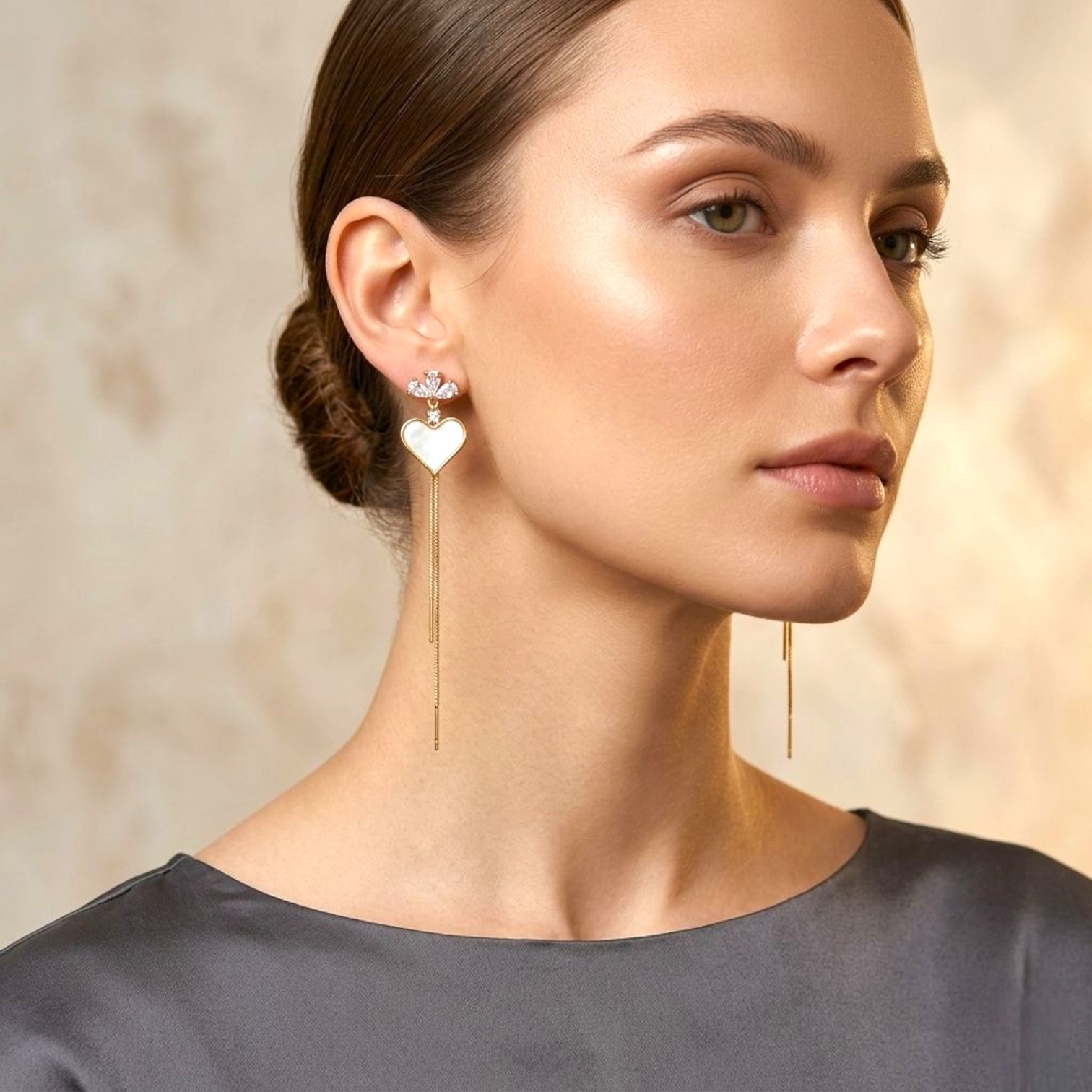 Gold plated anti tarnish Dangler earrings | Everyday Jewelry from India