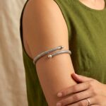 Silver Oxidized Armlet