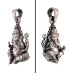 Side Profile view of the Ganesha Pendant | 925 Sterling silver