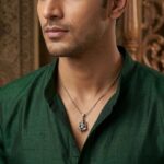 Ganesh Pendant can be worn with silver chain or black thread