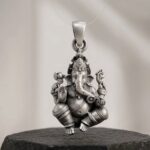 Light weight Silver Ganesha Pendant | 925 sterling silver