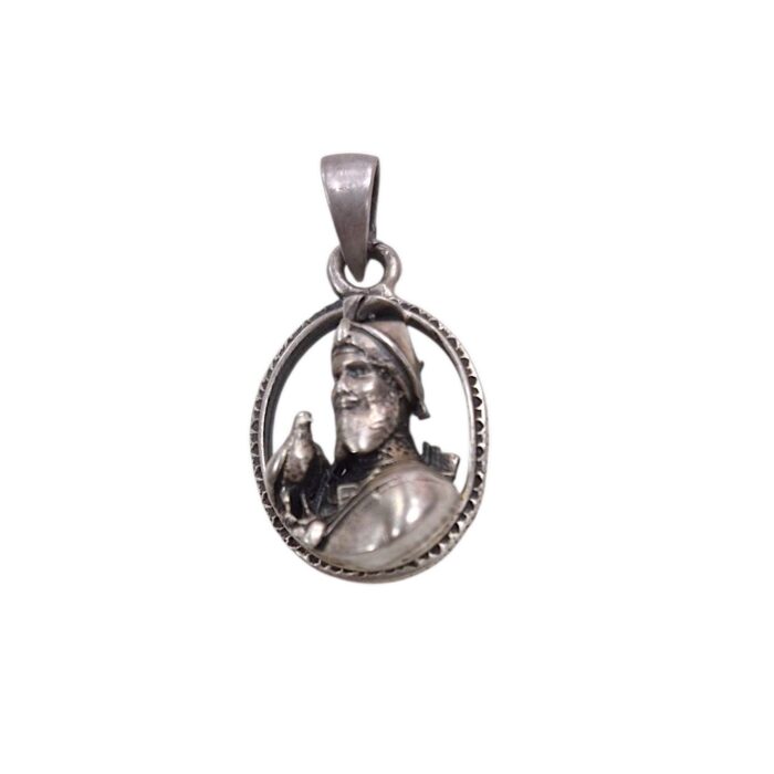 Side profile view of Gobind singh ji pendant | Sikh religious pendant
