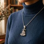 Small sized silver hanuman pendant for everyday wearing