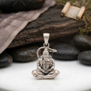 Super detailed pendant of Hanuman | 925 sterling silver