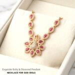 AD Stone Necklace for Laddu Gopal - Image 2