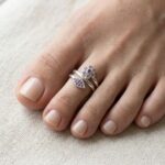 Pair of Pure Silver Toe Rings | Adjustable Toe rings
