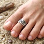 Pair of Pure Silver Toe Rings | Adjustable Toe rings
