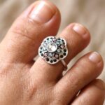 Pair of Pure Silver Toe Rings | Adjustable Toe rings