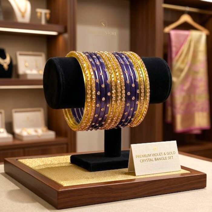 Style your attire with our premium Glass Bangle Range