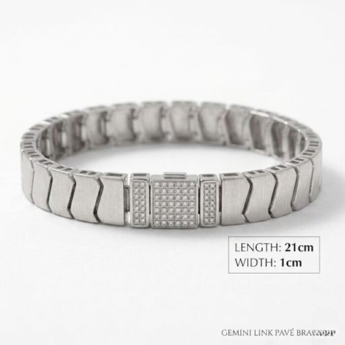 925 Sterling Silver Chain Bracelet for Men - Image 6