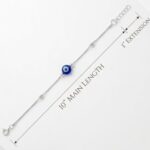 925 Sterling Silver Anklet | Single Anklet for Adults - 10 inch - Image 4