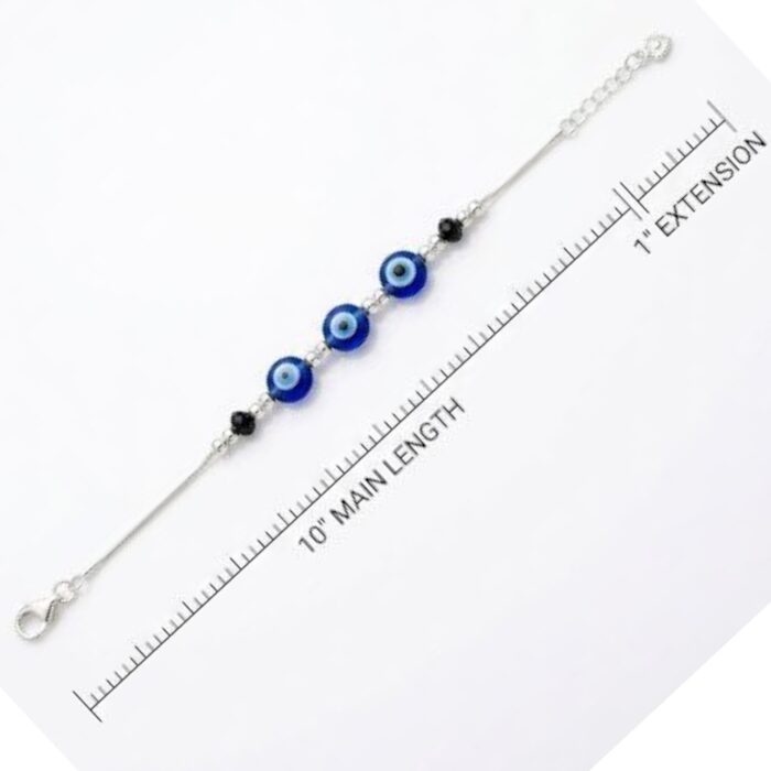 925 Sterling Silver Anklet | Single Anklet for Adults - 10 inch - Image 4