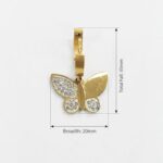 Anti Tarnish Butterfly Earrings | Stylish Everyday Jewelry - Image 3