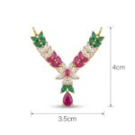 Exclusive AD Stone Necklace for Laddu Gopal Shringar - Image 5