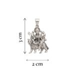 Dimensions of Mata Rani Pendant - 925 sterling silver