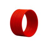 Matte Red metal bangles set of 12 | Minimalist matte finish bangles