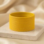 Traditional Indian metal bangles matte | Everyday wear metal bangles set
