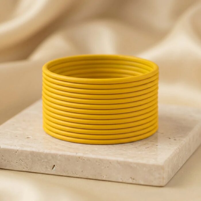 Traditional Indian metal bangles matte | Everyday wear metal bangles set