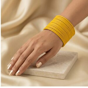 Stackable matte bangles | Festive bangles set for women