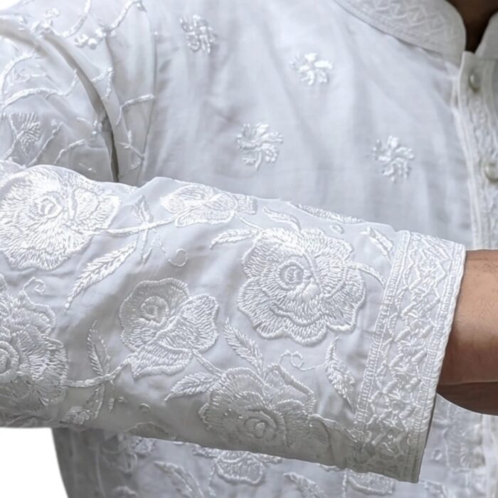 Close up of Embroidery on the Sleeves