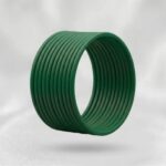 Matte Green metal bangles set of 12 | Minimalist matte finish bangles